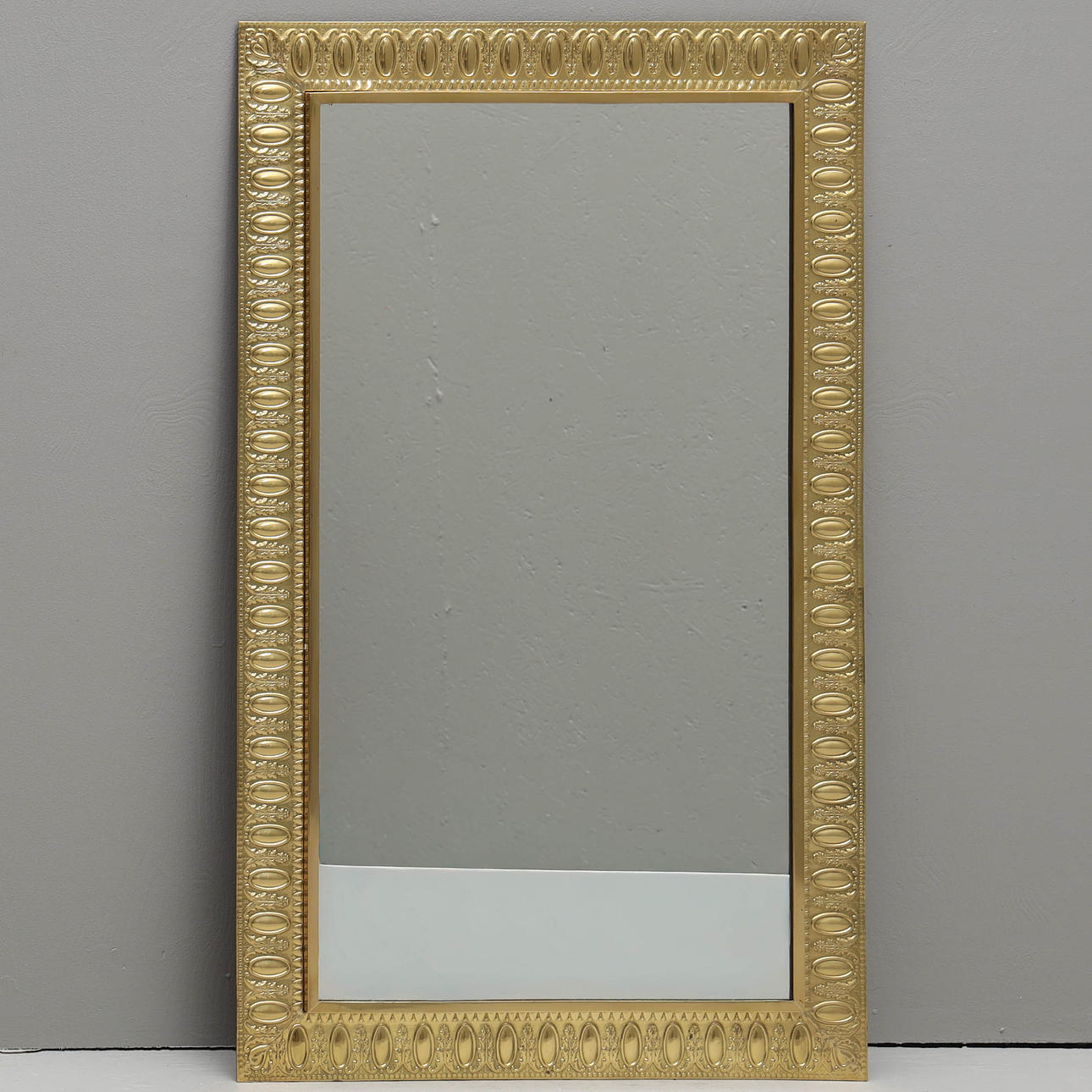 SPEGEL, ram i mässing, 1900-tal.