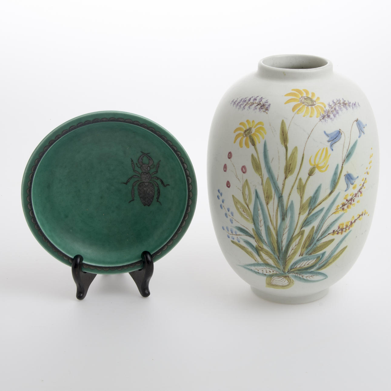 VAS SAMT KÅL, Argenta Gustavsberg samt Rörstrand.