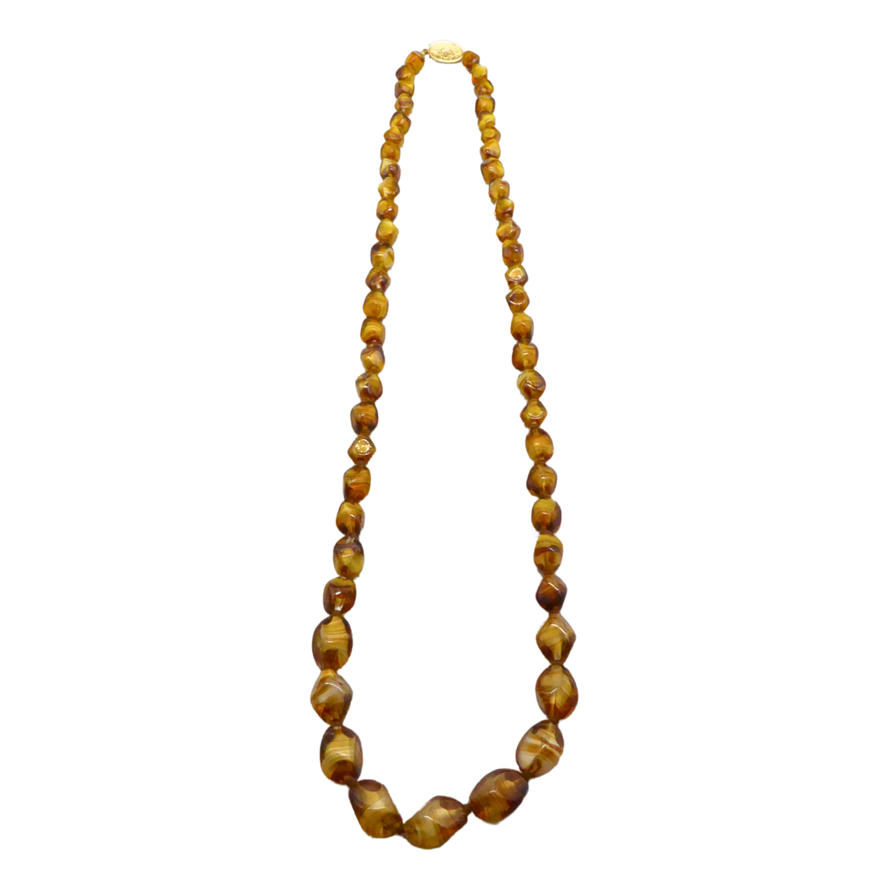 GLASS BEAD NECKLACE.