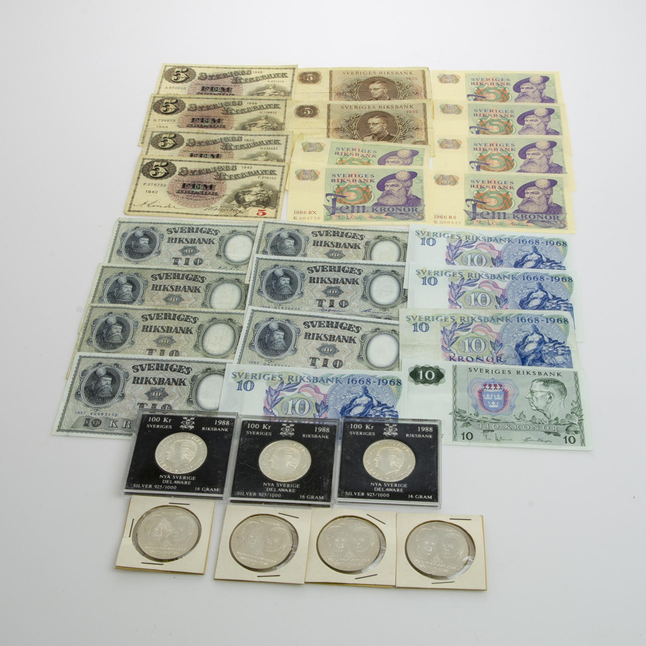 MYNT OCH SEDLAR, Sverige.