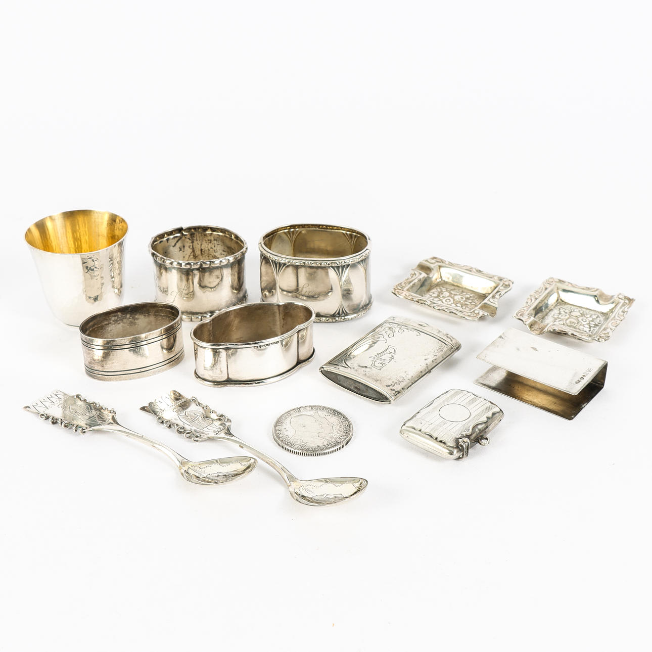 SILVER OBJECTS. Silver & Metals - Silver - Auctionet