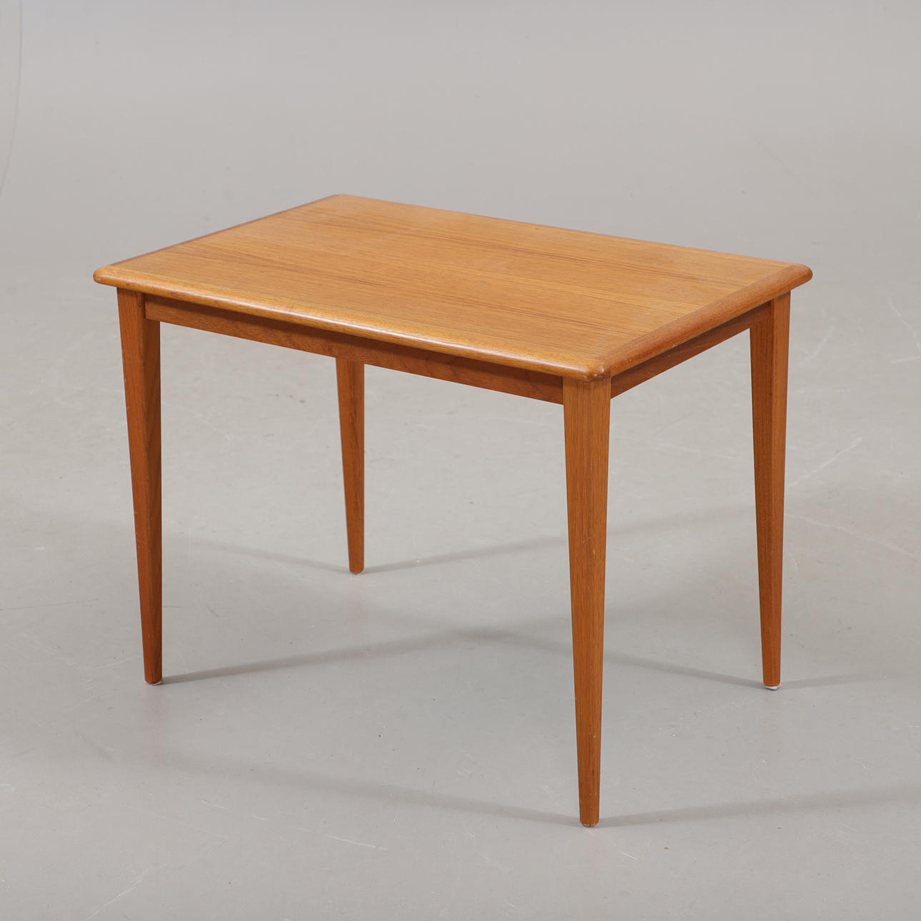 A 1960s teak hall table.