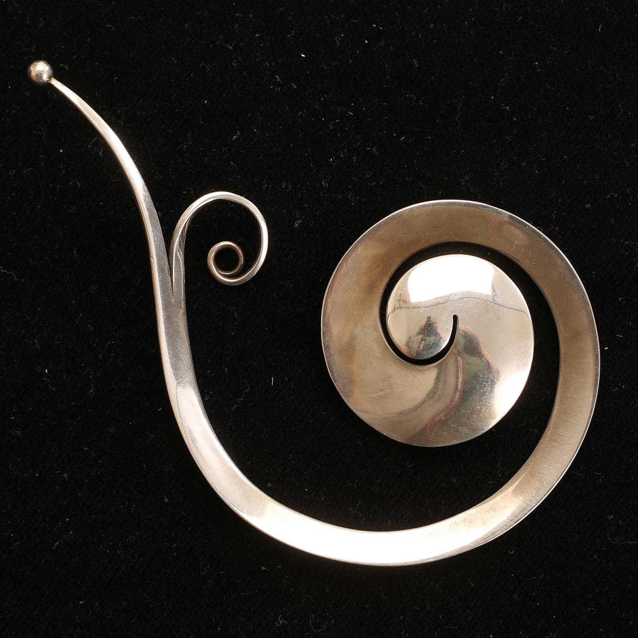 VIVIANNA TORUN BÜLOW-HÜBE. A sterling silver brooch for Georg Jensen ...