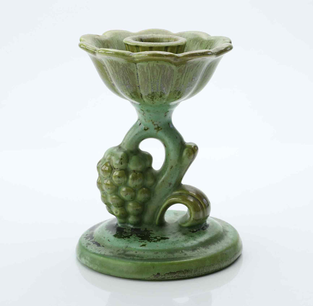 ARTHUR PERCY. An art deco ceramic candlestick, Gefle, 1930s.