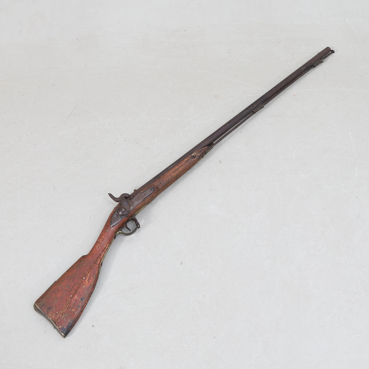 HUNTING RIFLE, army weapon, reworked from flintlock. Weapons ...