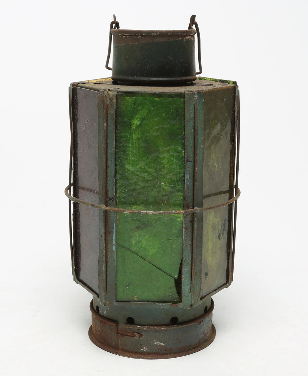 LYKTA, glas/plåt, tidigt 1900-tal.