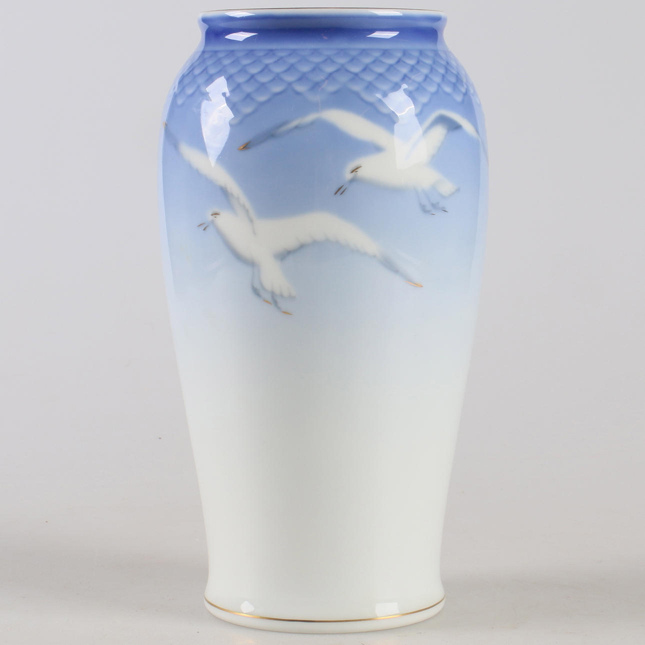 VAS, porslin, "Måsen", Bing & Gröndahl, 1900-tal.