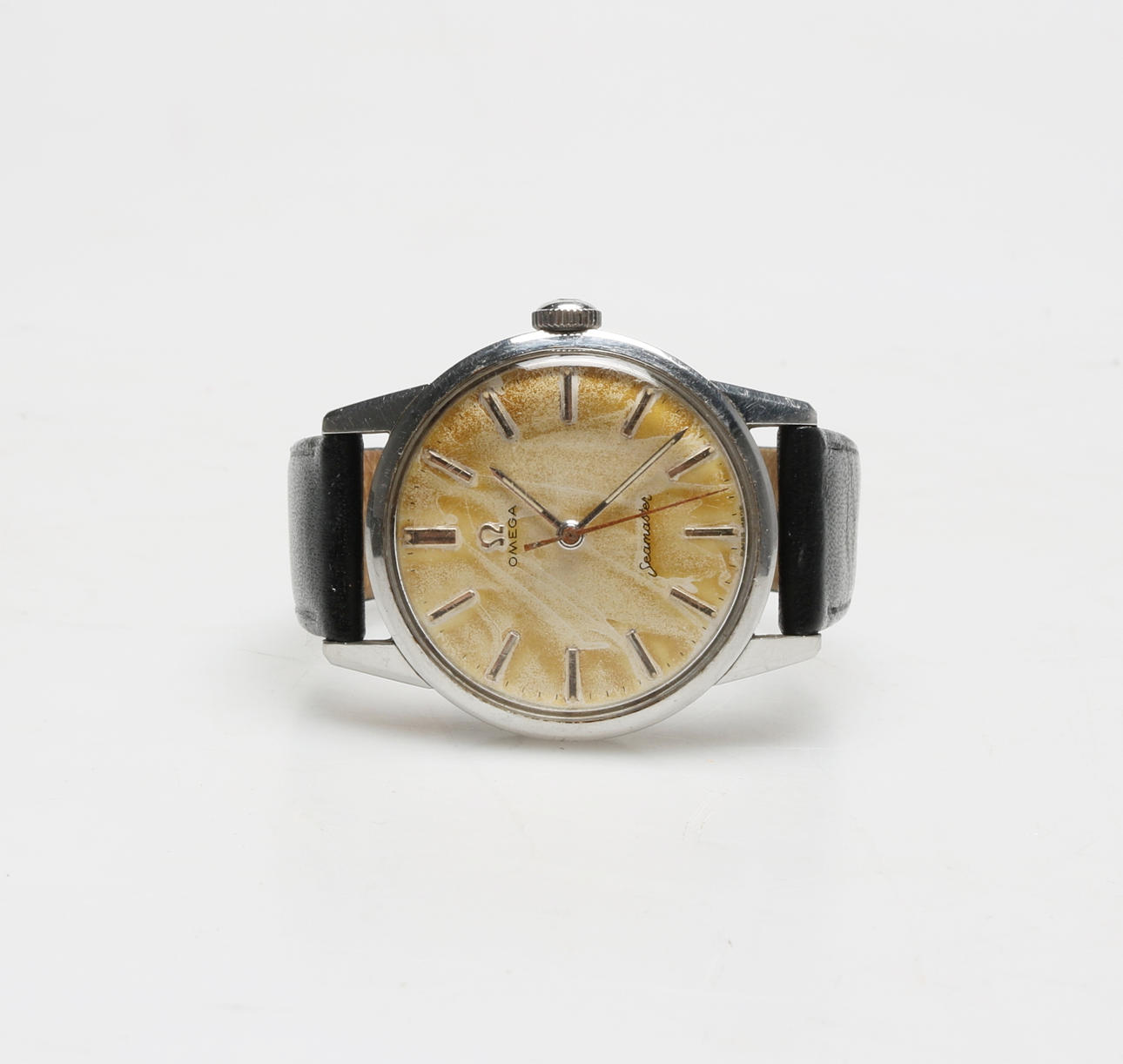 HERRARMBANDSUR, Omega Seamaster, mekaniskt urverk, 1960-tal.