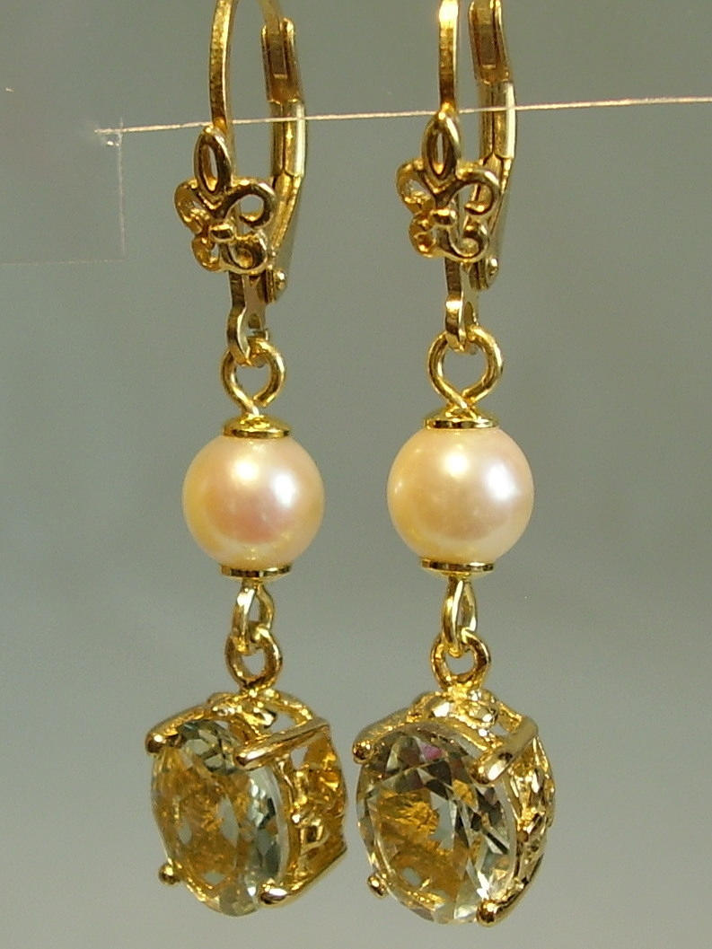 PRASIOLIT ÖRHÄNGEN DAVID SIGAL CANADA.