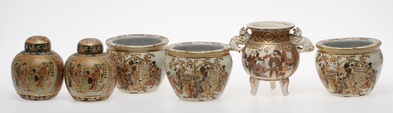 PARTI PORSLIN, 6 delar, Kina.