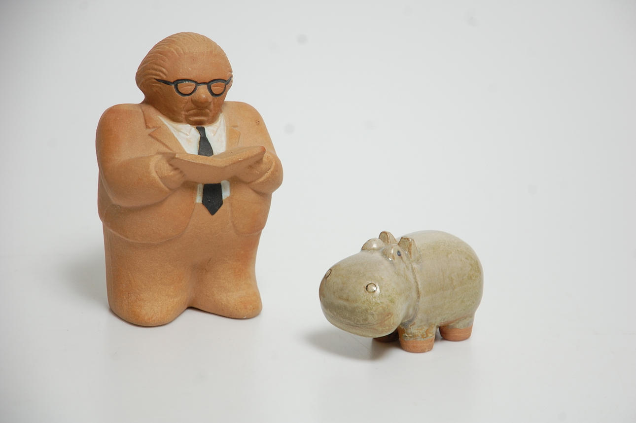 LISA LARSSON. figuriner 2 st, Gustavsberg.