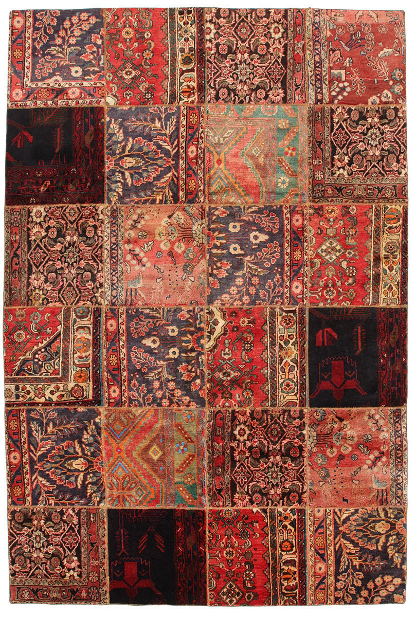 MATTA, Persisk, Patchwork, 307x205 cm.