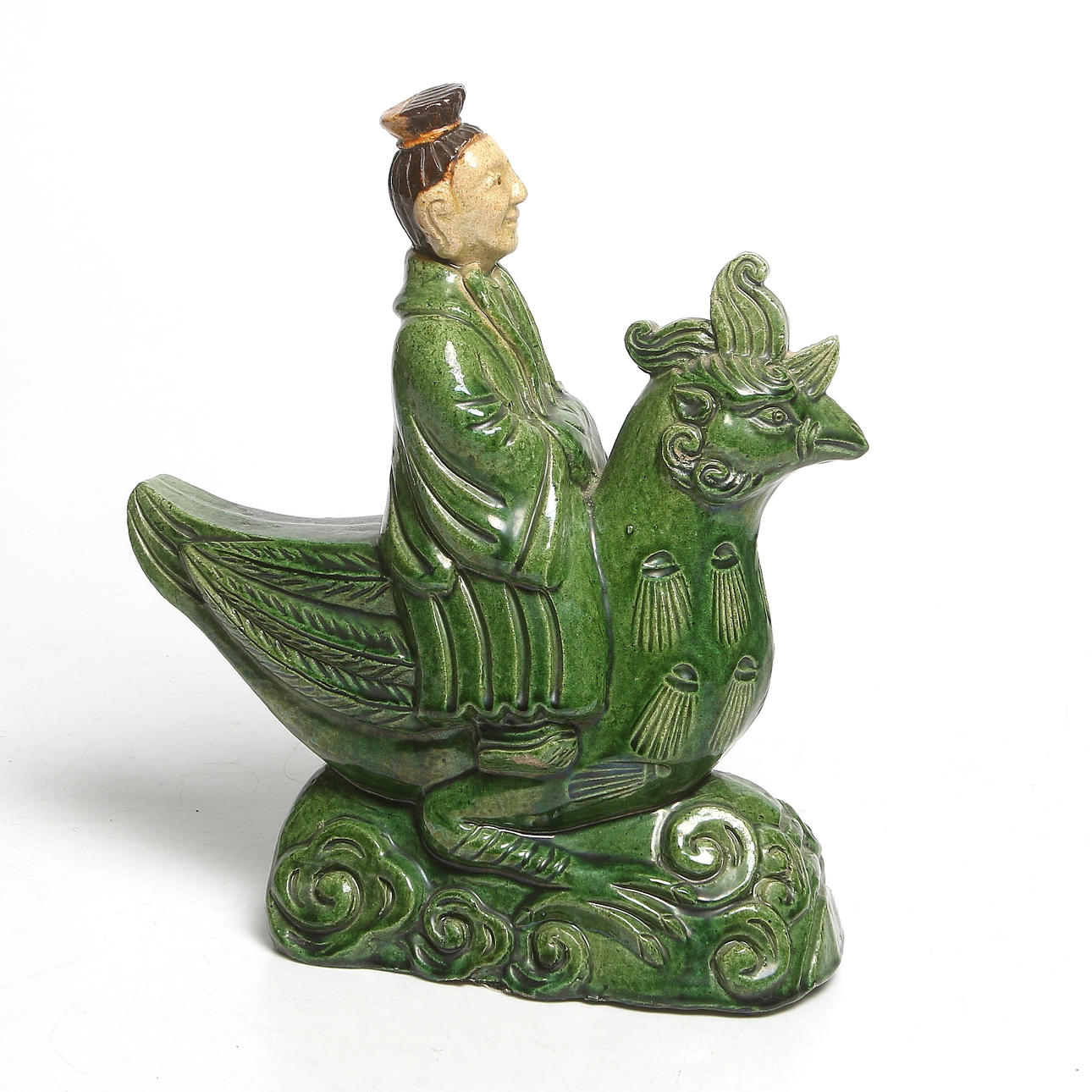 TAKRYTTARE, keramik, Sancai, Kina, 1900-tal.