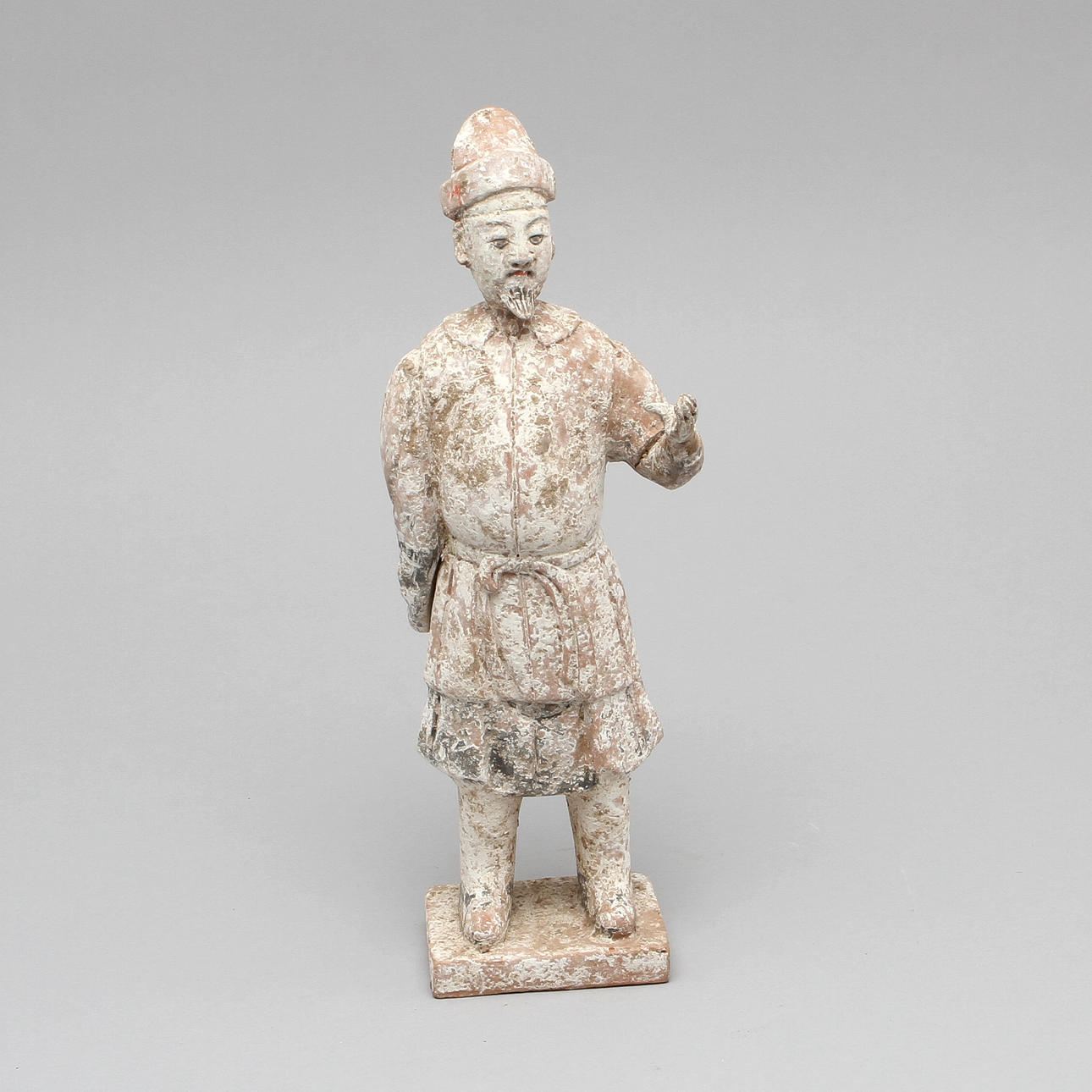 FIGURIN, lergods, sannolikt Ming, Kina, 1500/1600-tal.