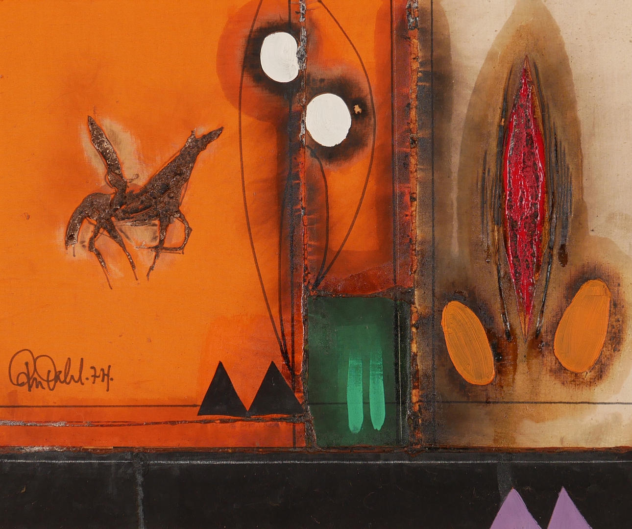 PER DAHL. Oil on panel, signed Per Dahl-74.