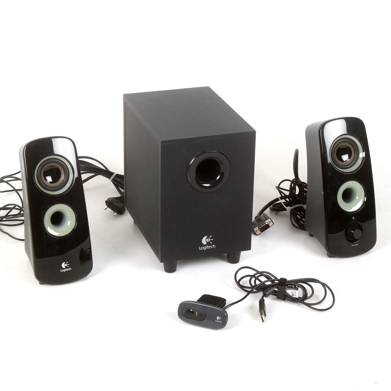 3-teiliges Soundsystem, Logitech, 2000er.