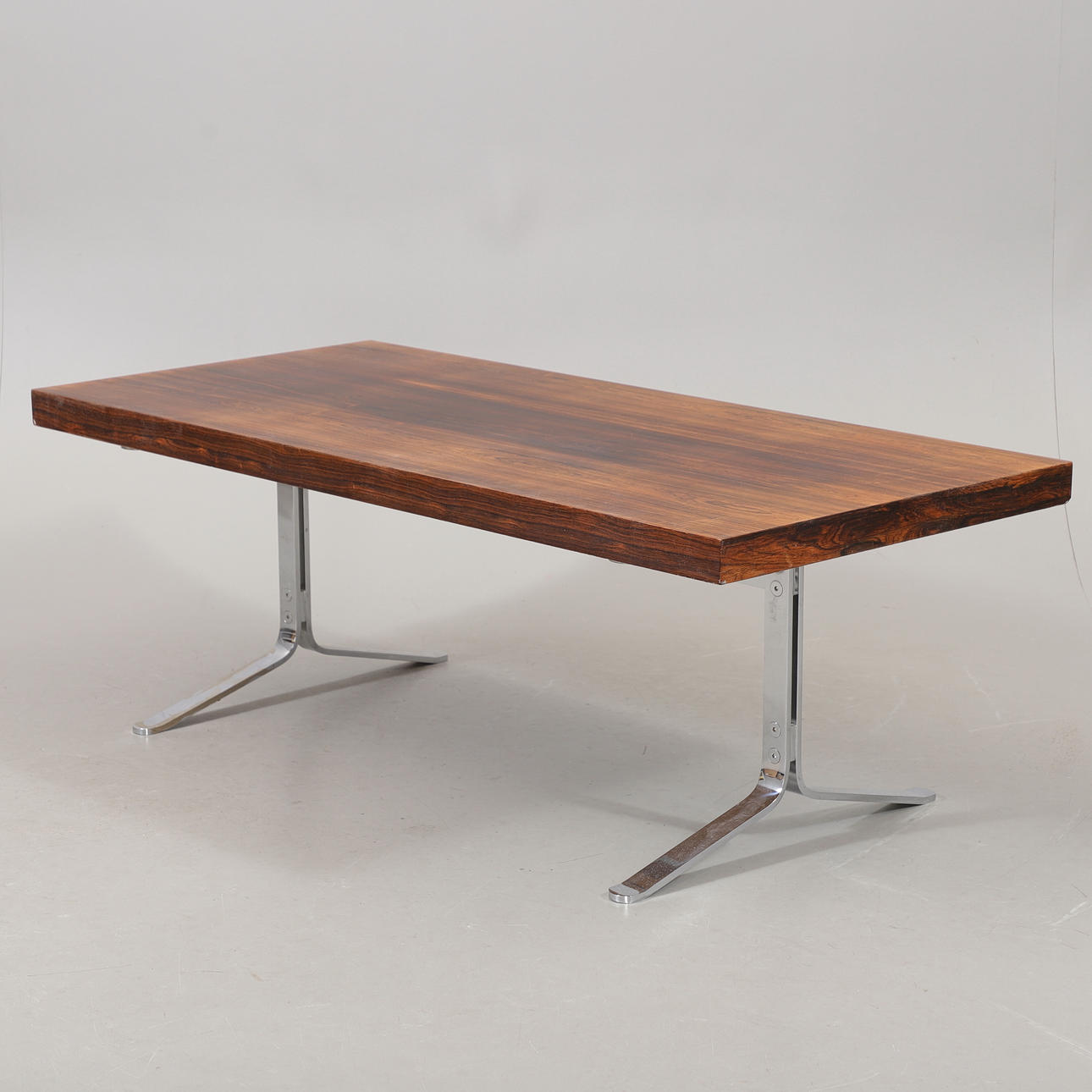 SOFFBORD, jakaranda/metall, 1960-tal.
