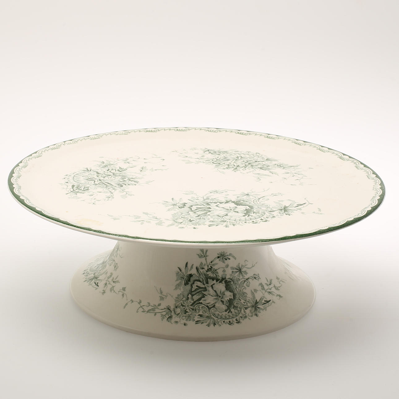 TÅRTFAT, porslin, "Gröna Anna", Rörstrand.