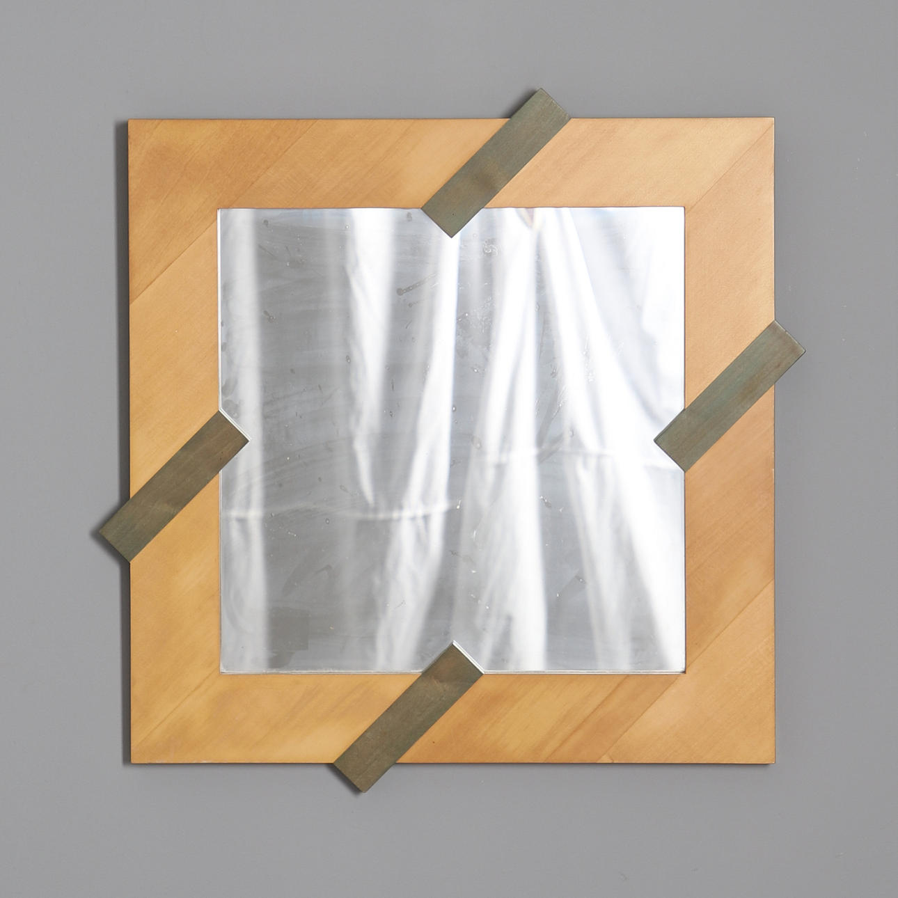 JOHN COLEMAN. CONTEMPORARY SYCAMORE MIRROR.