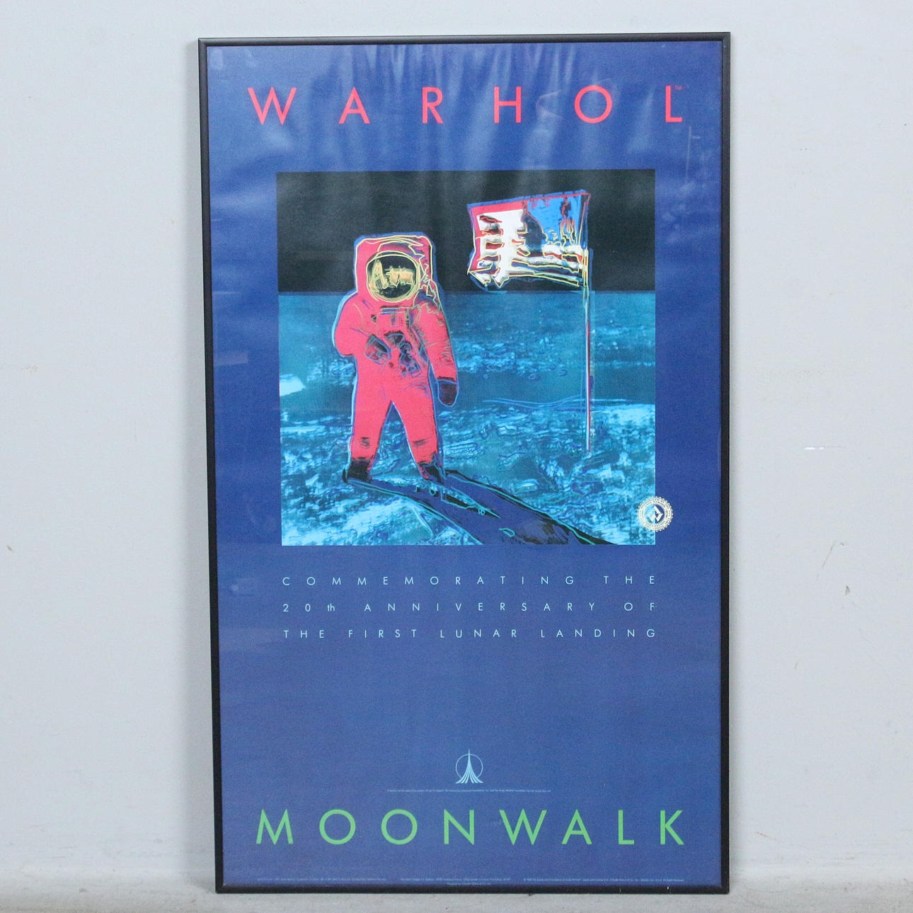 【貴重】Andy Warhol 1989 originalポスター Andy Warhol Exhibition Poster: A Retrospective (Original 1989