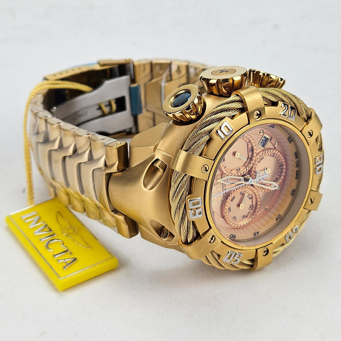INVICTA. Wristwatch, steel, chronograph, Reserve, chronograph. Clocks ...