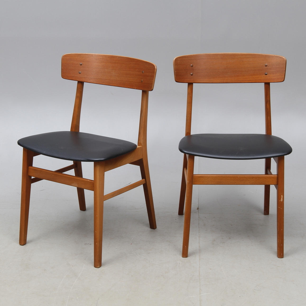 STOLAR, 2 st, teak, 1950/60-tal.