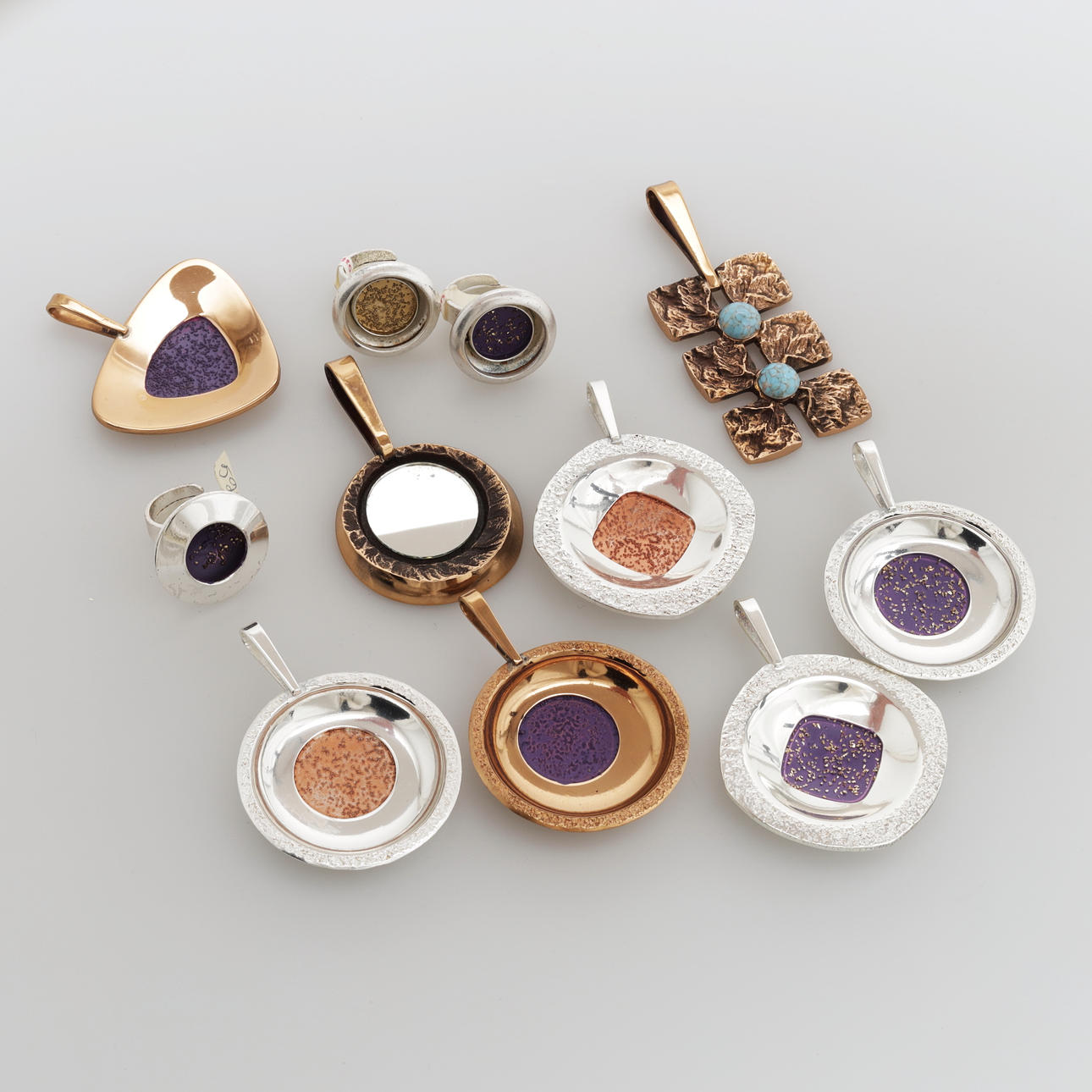 KARL-ERIK PALMBERG. Pendants and rings, Alton, second half of the