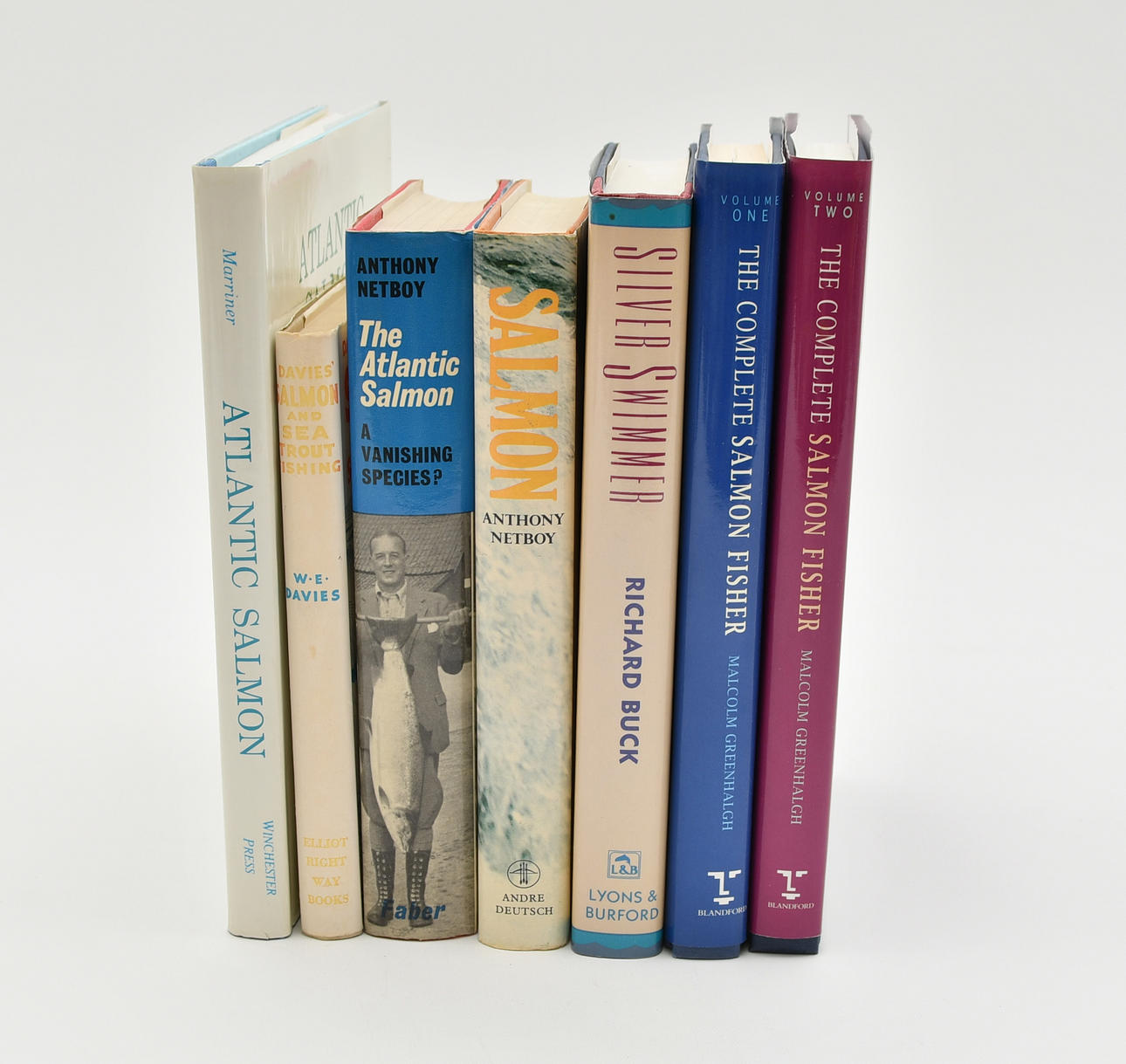 Böcker om laxens historia. 7 Volymer.