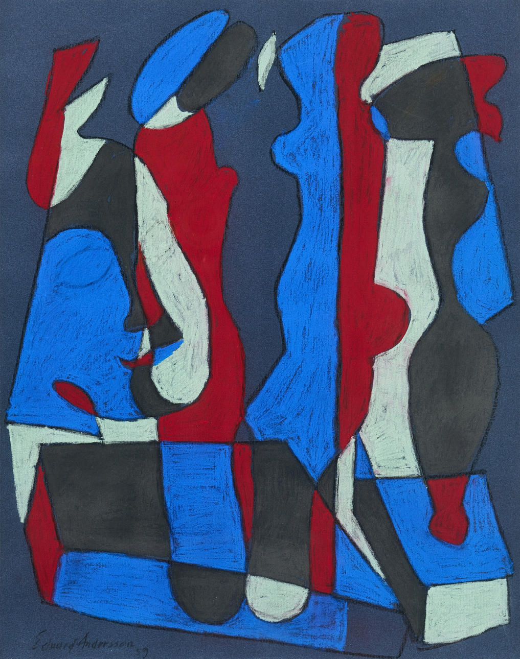 EDVARD  ANDERSSON. Composition III.