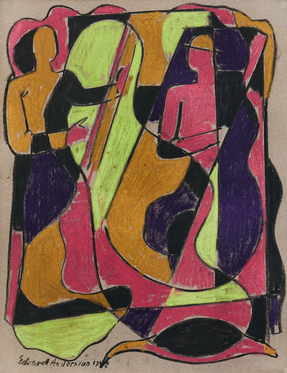 EDVARD  ANDERSSON. A couple.