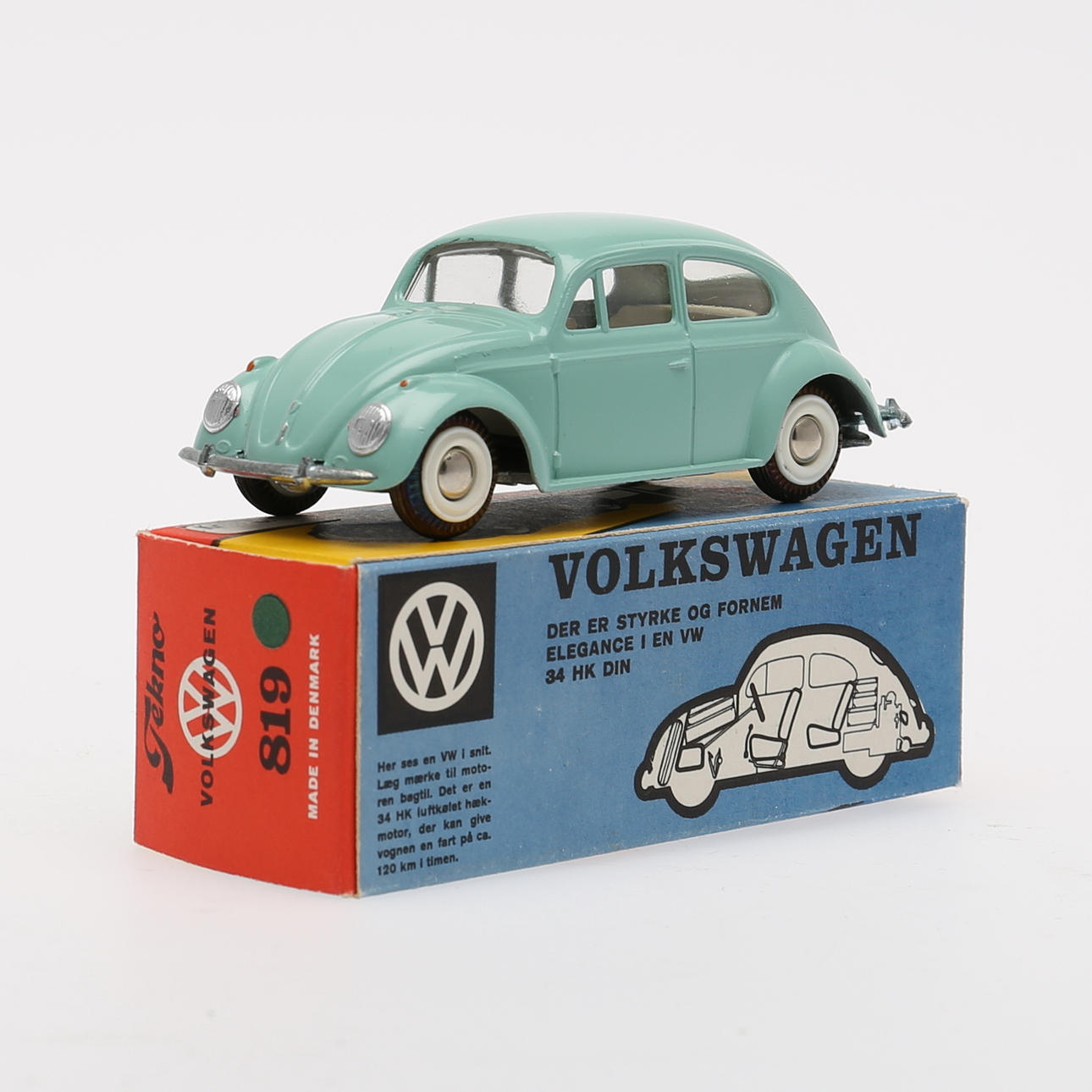 TEKNO, 819, Volkswagen med ORGINALKARTONG.