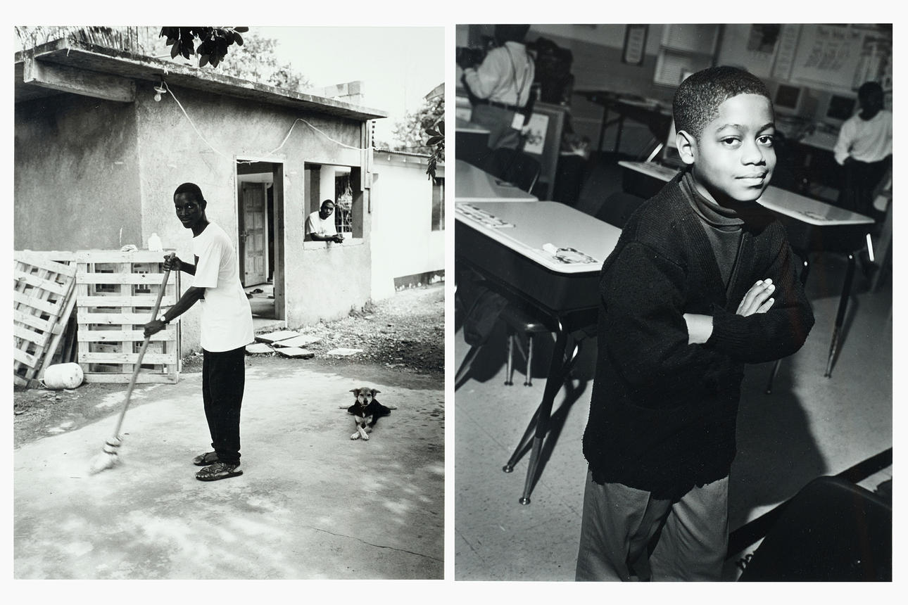 MARK WOLFE (2) “Con” Conrad - Kingston, Jamaica, signed and dated 1998 and “Jeffery, 3rd grader”, 1999, signed and numbered 1/25, photographs.