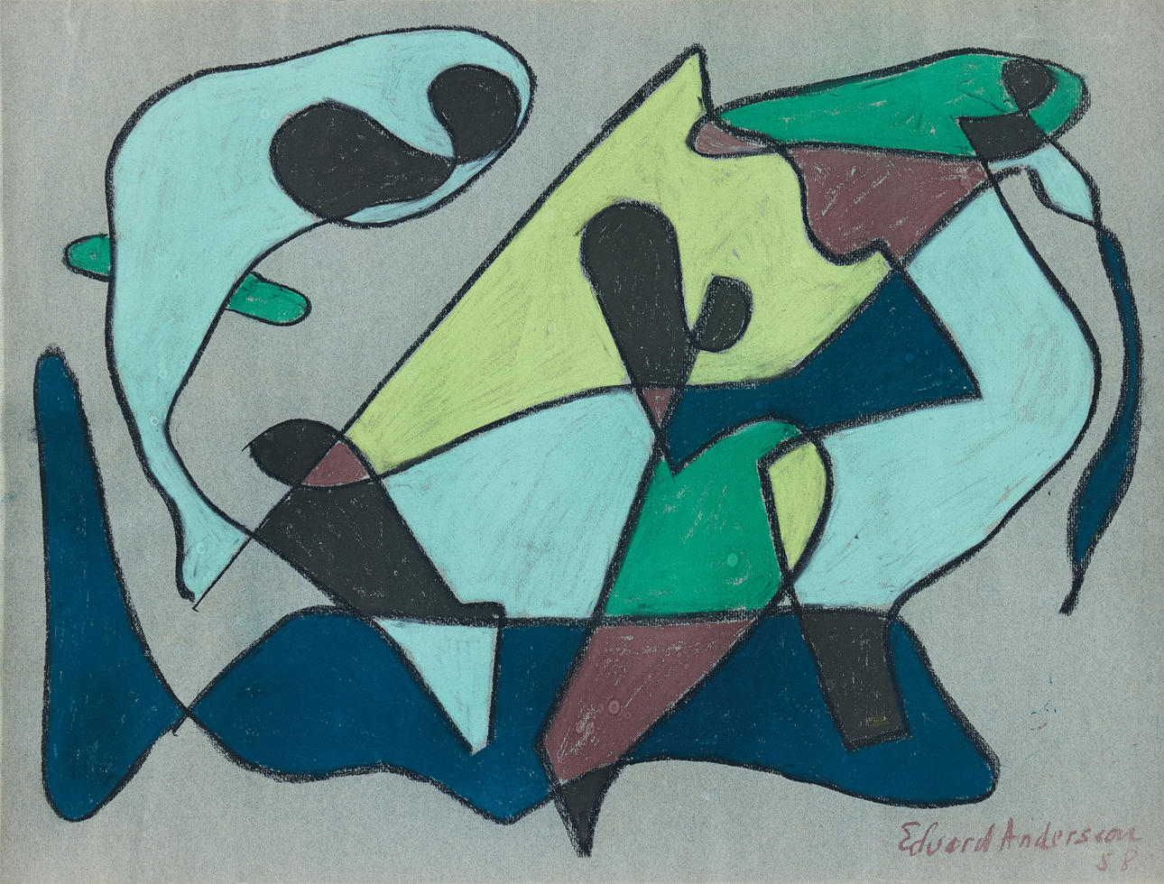 EDVARD  ANDERSSON. Composition IX.