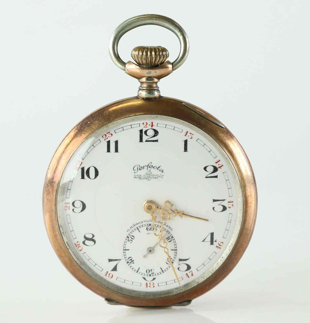 A silver Perfecta pocket watch, 20th century. Clocks & Watches - Pocket ...