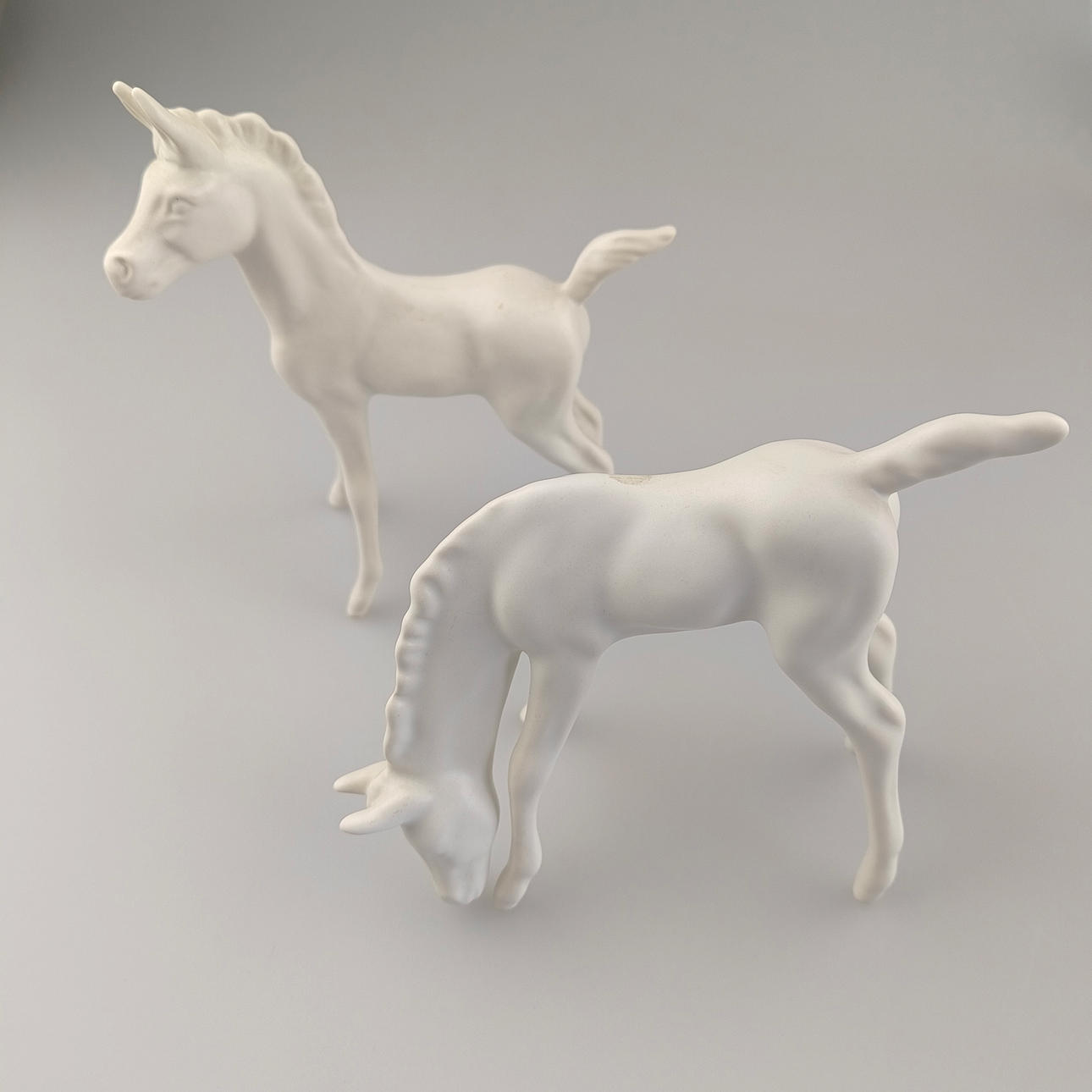 VINTAGE GOEBEL FIGURES 2 FOALS.