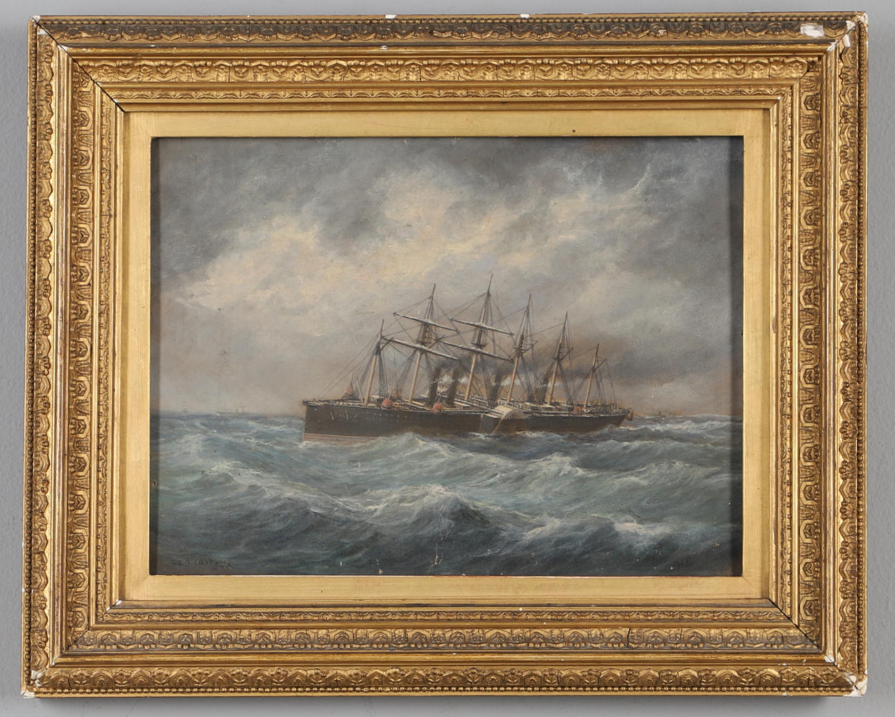 HENRY CLIFFORD (1821-1905). 'THE S.S. GREAT EASTERN, 1873'.