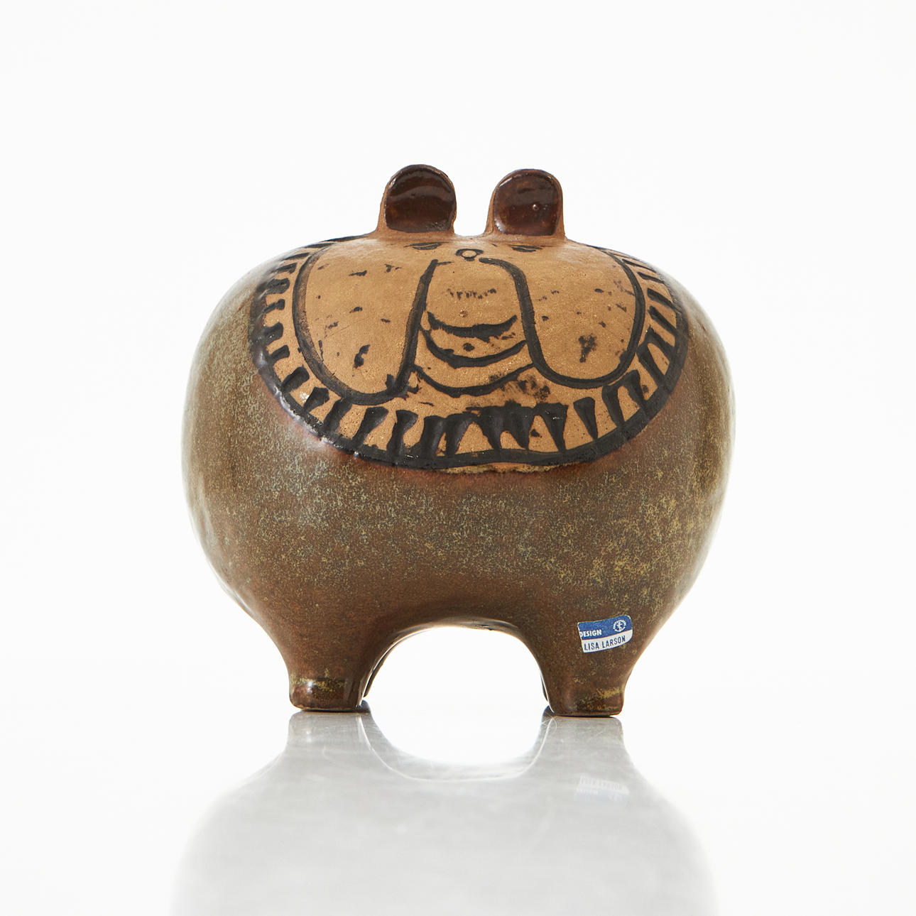 LISA LARSON. Figurine, “Bulldog”, from the series “Stora Zoo