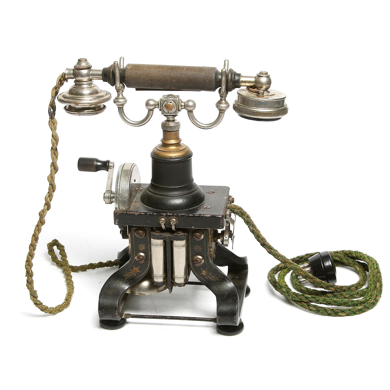 BORDSTELEFON, modell "Taxen", LM ERICSSON, omkring 1900.