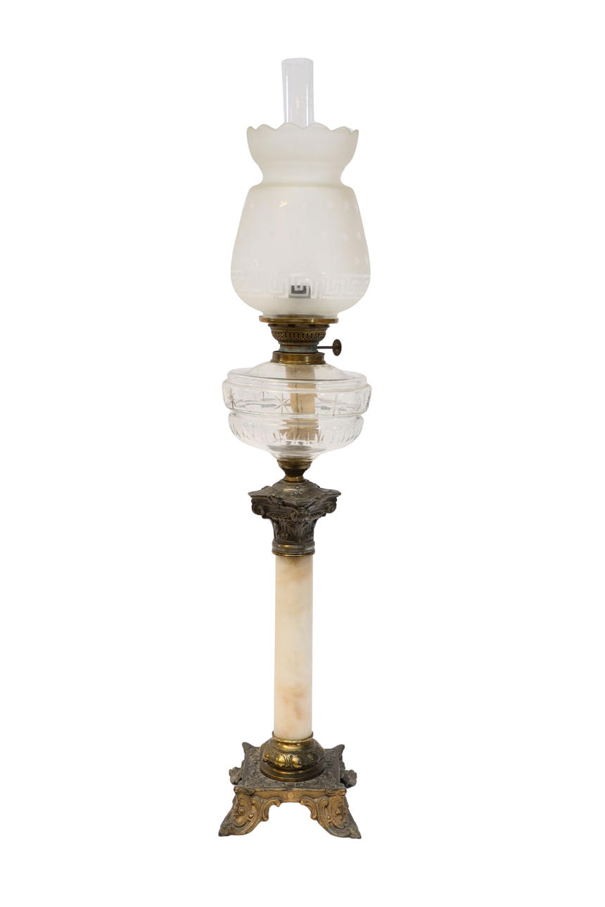 COFFEE TABLE LAMP, 1800/1900's.