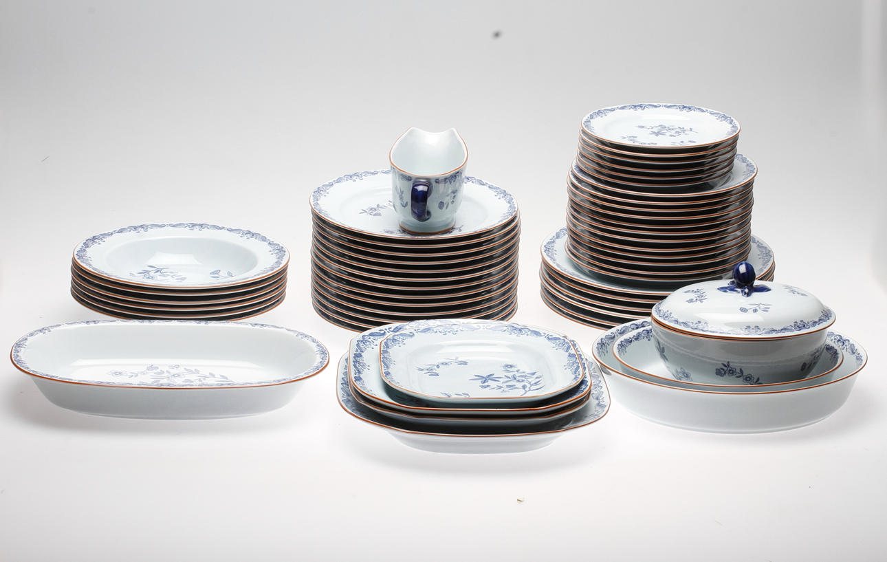 SERVISDELAR, 52 delar, porslin, "Ostindia", Rörstrand.