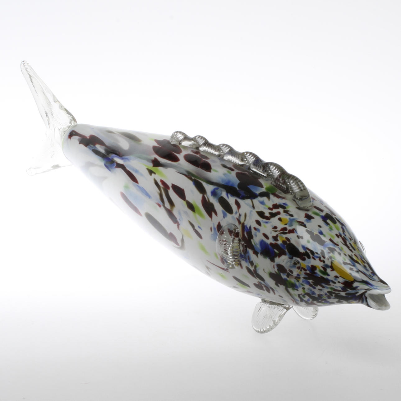 FIGURIN, Fisk, glas, 1900-tal.