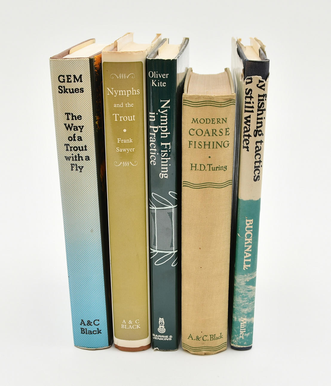 Trout and nyffish. 5 Volumes.