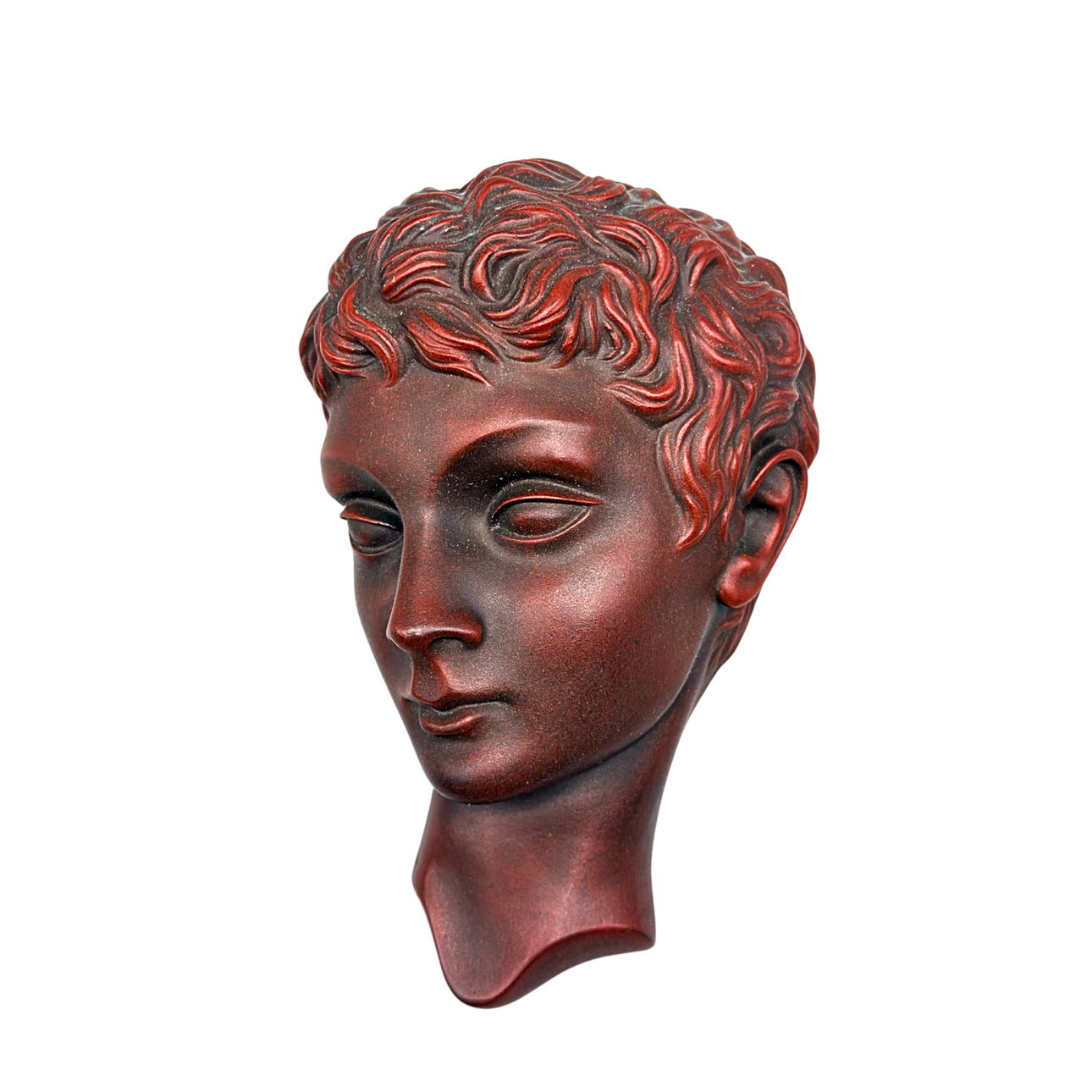 ACHATITE WALL MASK FROM THE 1950S, GERMANY.