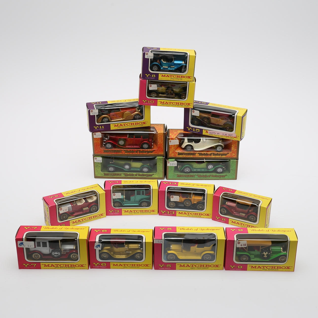 MODELLBILAR, 16 stycken, Matchbox.