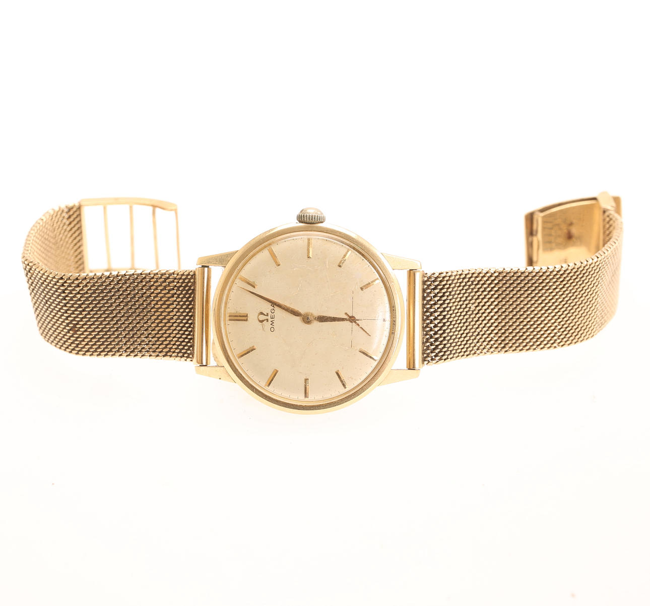 HERRARMBANDSUR, Omega, 14 k guld.