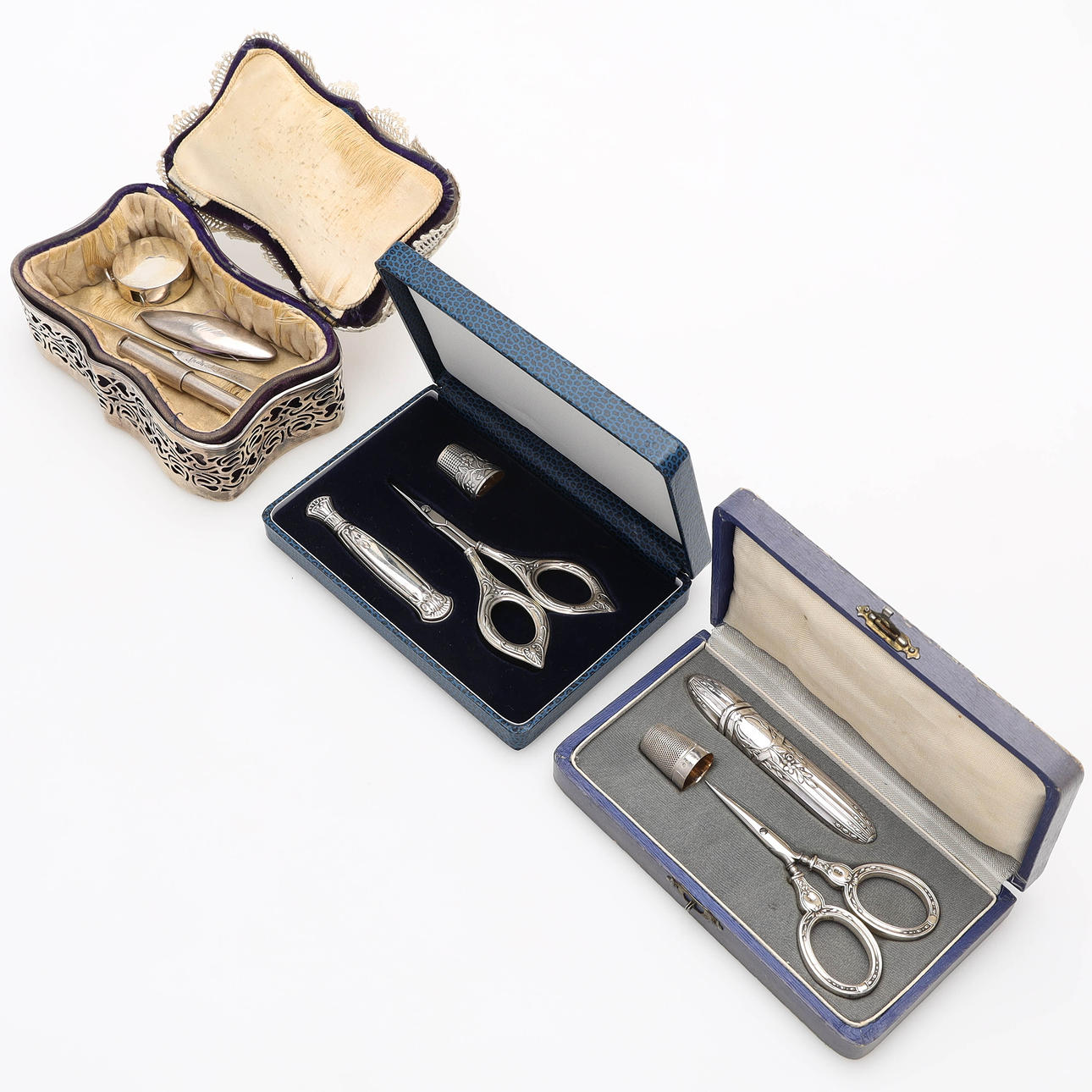 An 11-piece silver SYETUIN, 18th/20th century.