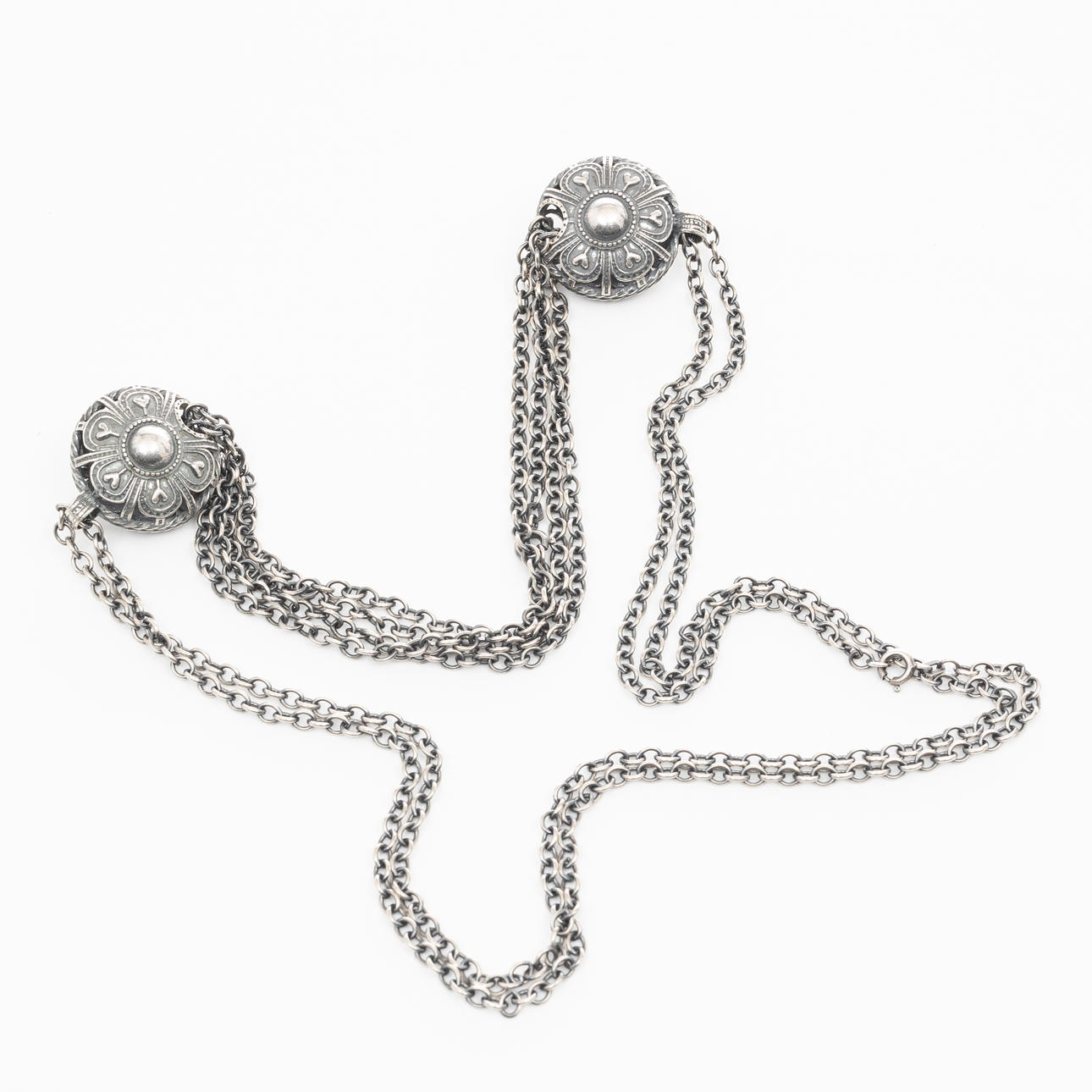 COLLIER, Oxiderat sterlingsilver.