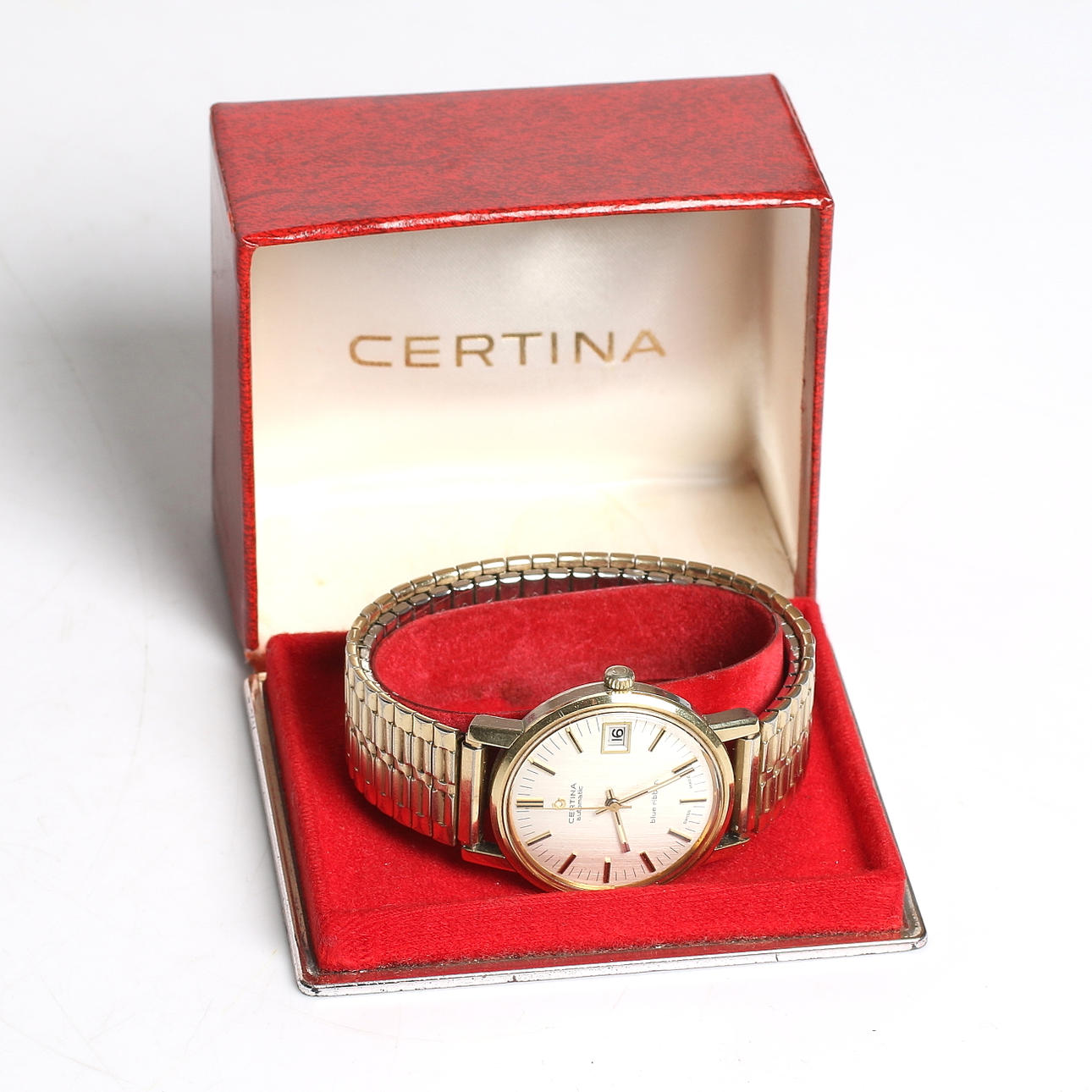 ARMBANDSUR, herr, stål, "Blue Ribbon", automatic, Certina, 1900-tal.