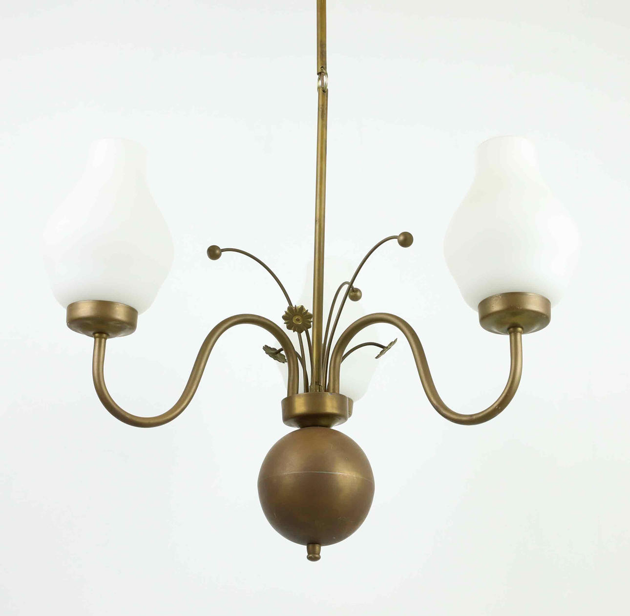 A Swedish Modern ceiling lamp, 1940s.