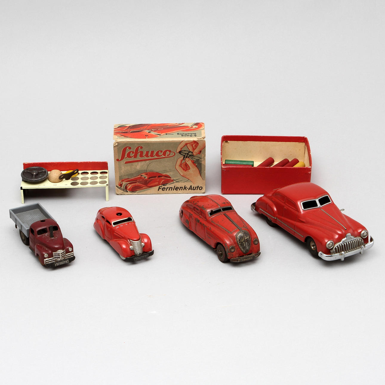 LEKSAKSBILAR, 4 st, Schuco, Tyskland.